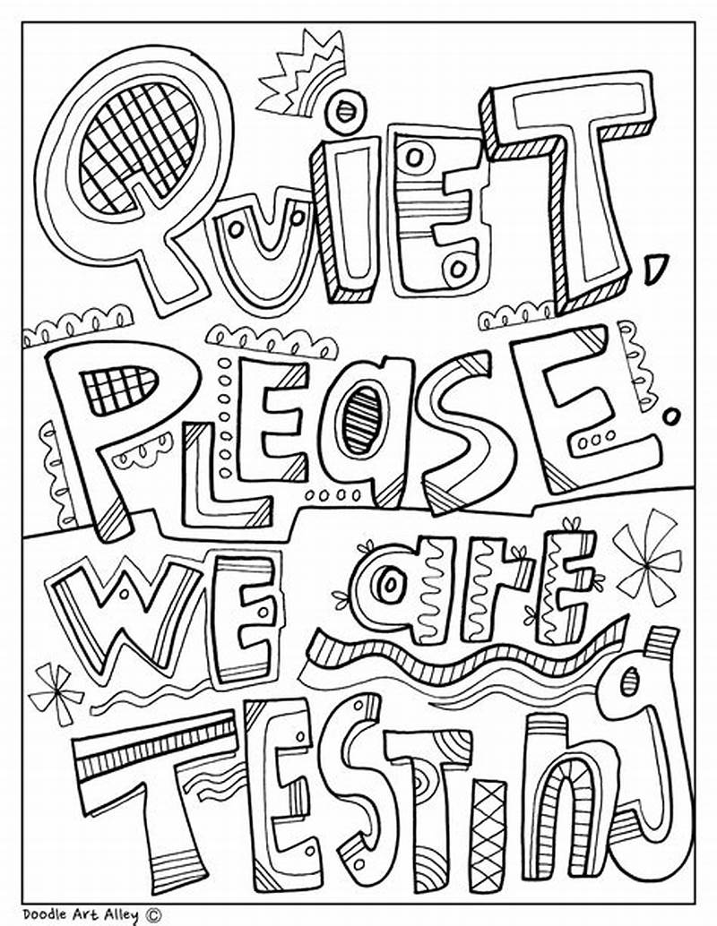 Testing Coloring Pages