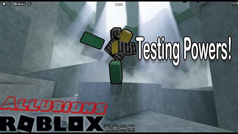 Testing Powers and Items in Allusions Private Server ( Roblox 