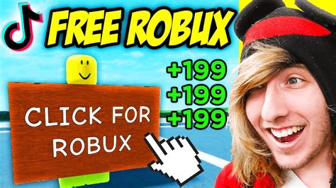 Testing Roblox TikTok ROBUX HACKS - YouTube