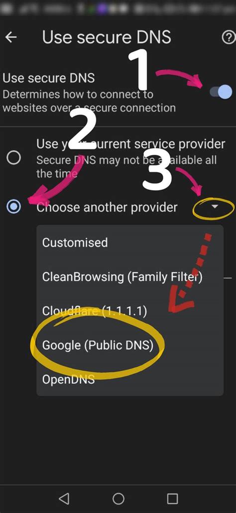 Testing Secure DNS on Your Browser