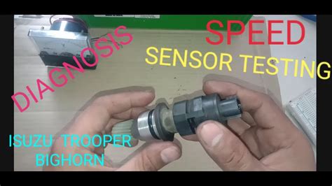 Testing a Speed Sensor