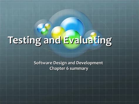 Testing