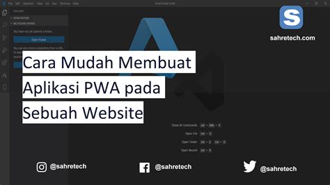 Gambar tutorial membuat PWA