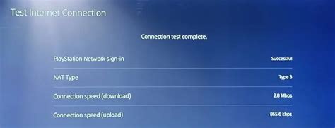 Testing the internet connection