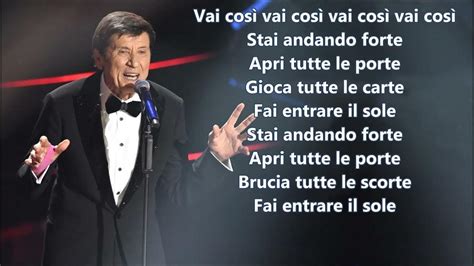 Sanremo 2022, Gianni Morandi testo canzone Apri tutte le porte DonnaPOP