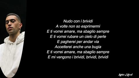 Il testo di "Brividi", la canzone di Mahmood e Blanco a Sanremo 2022