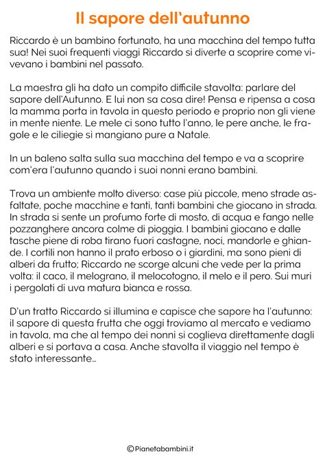 Testi sull'Autunno per la Scuola Primaria | PianetaBambini.it