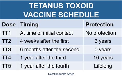 Tetanus Vaccine: Protection, Timing & What You Need.