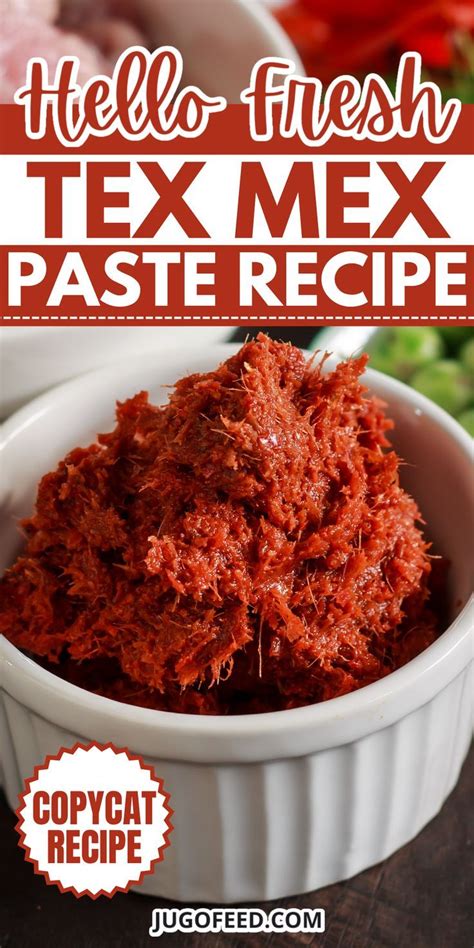 Tex-Mex Paste Recipe