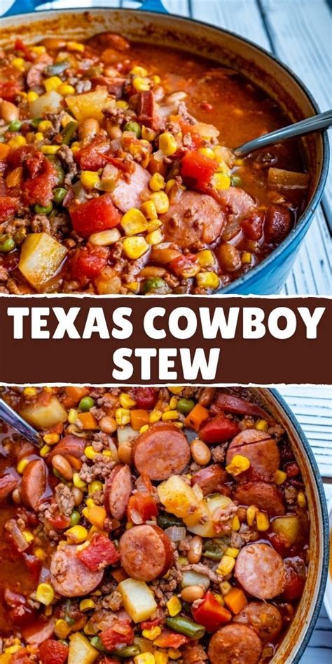 Texas Cowboy Stew Recipe { 100K Recipes }