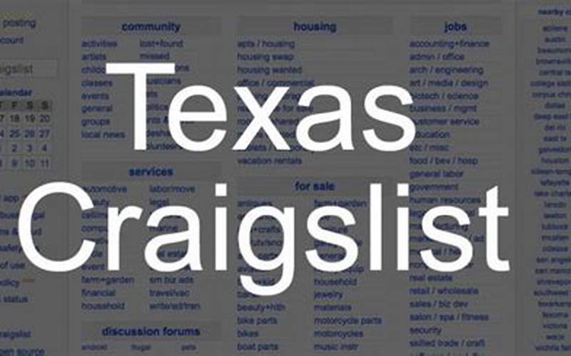 Texas Craigslist