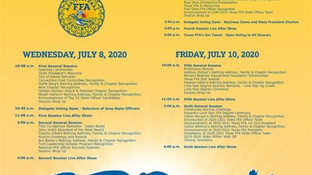 Texas Ffa State Convention 2024 Dates