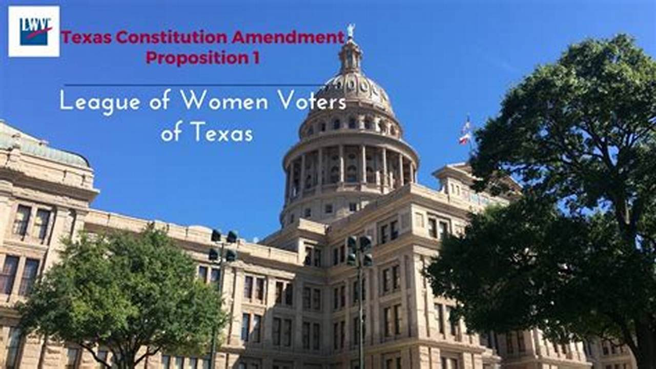 Texas Proposition 1 2024