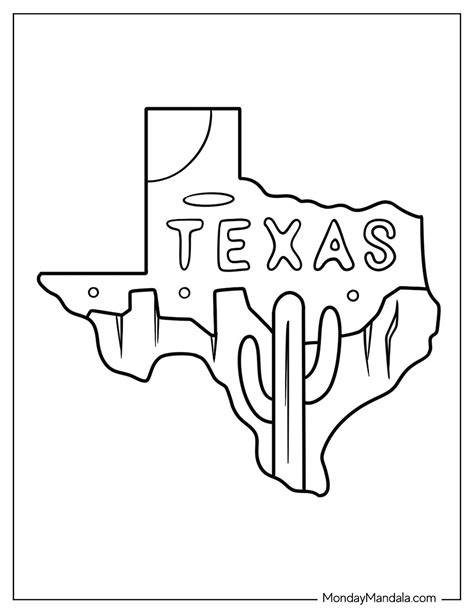 Texas Coloring Pages