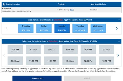 Texas DMV Appointment Schedule Guide DMV Details
