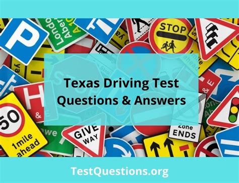 Ace Your Texas Driving Test: Master the Questions and Answers with Our Comprehensive PDF Guide!