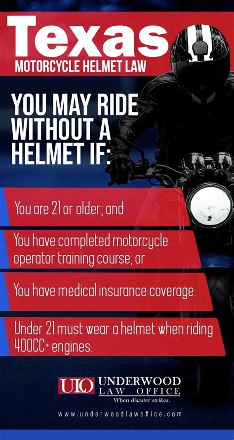 Texas Helmet Law Pros and Cons