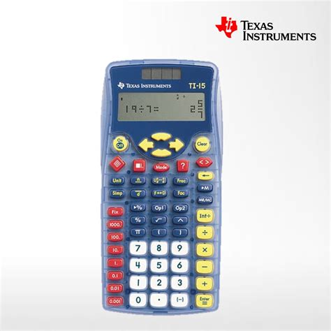 Master Math with the Texas Instruments Ti-15 Calculator: The Trusted Tool for Precise Calculations