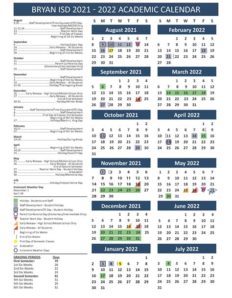 Texas Law Academic Calendar