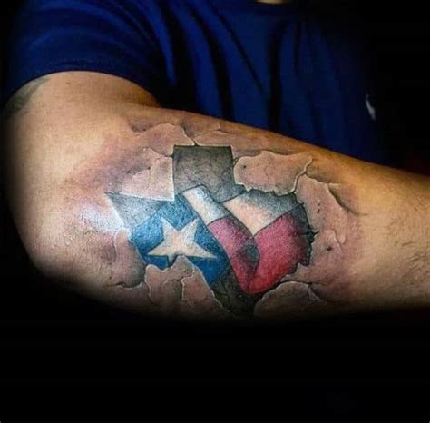 70 Texas Tattoos For Men Lone Star State Design Ideas