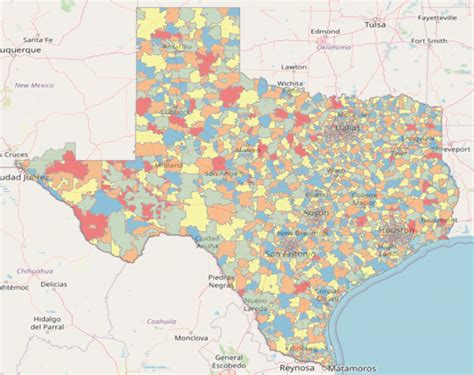 Map Of Texas Zip Codes