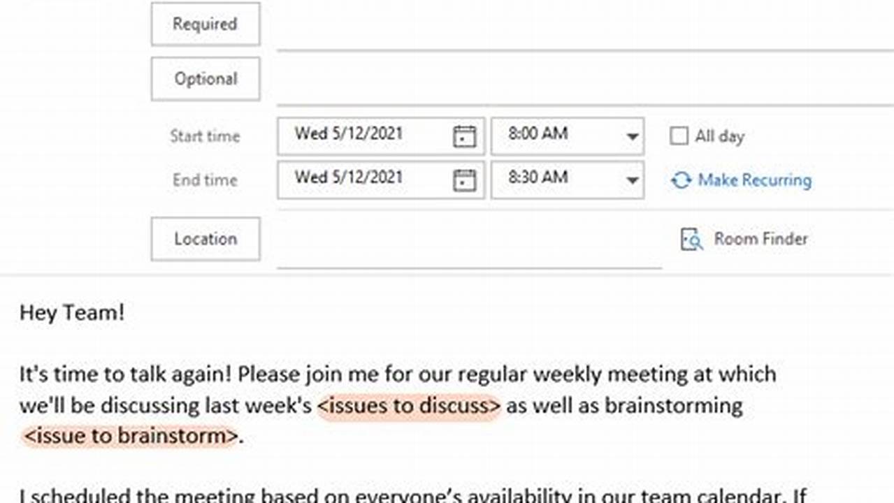 Text A Calendar Invite