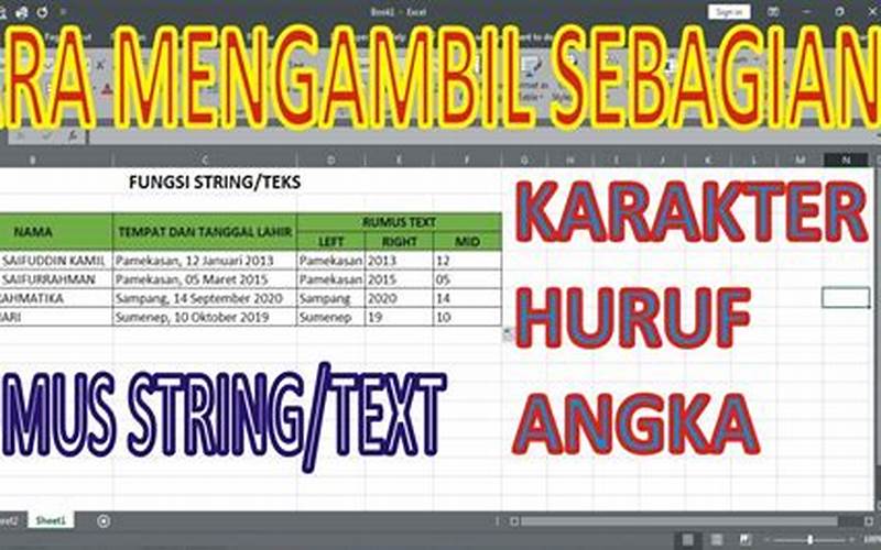 Text And String Rumus