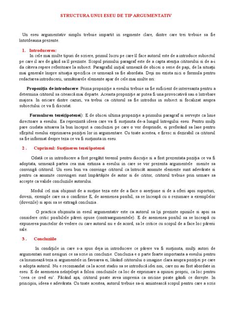 Text Argumentativ Despre Munca