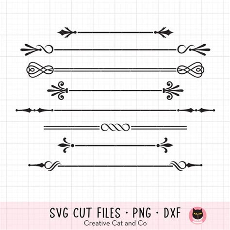 Download Text Dividers Borders Commercial Use DXF Files