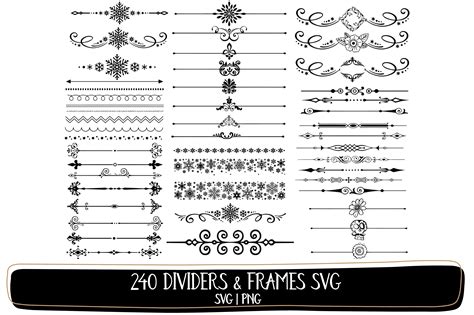 Download Text Dividers Borders Commercial Use For Crafts