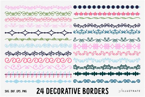 Download Text Dividers Borders Cut Images