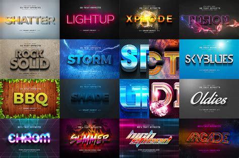 Text Effects and Typography:
