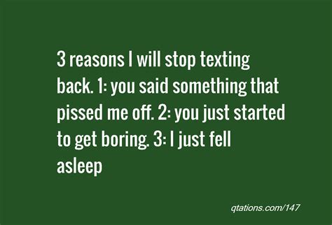 Texting Back Quotes