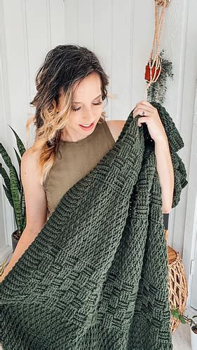 Textured Crochet Blanket