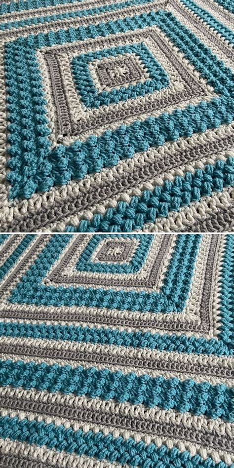 Textured Crochet Blanket Pattern