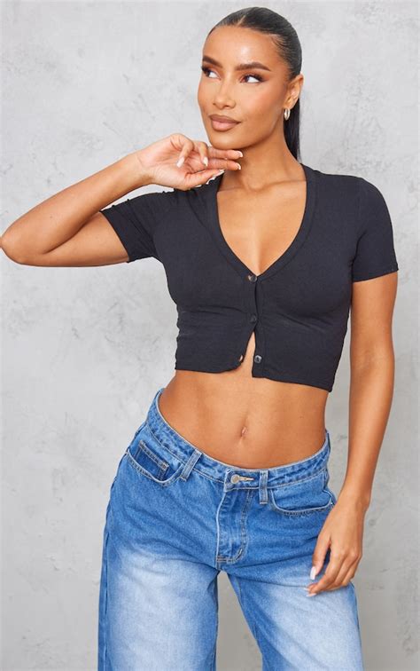 Textured Crop Top
