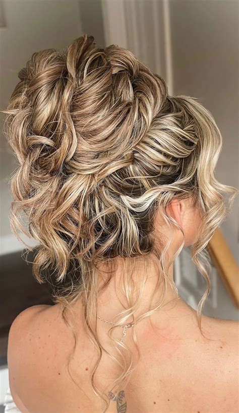Textured Messy Updo