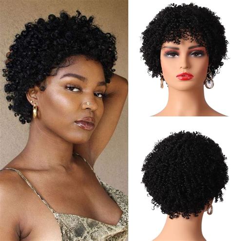 Textured and Curly Short Wigs