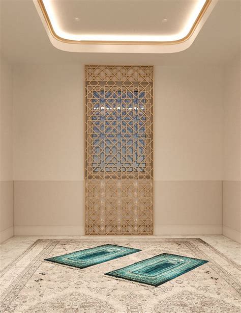 Textured or Patterned Ceiling Designs for Praying Rooms