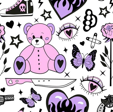 Textures and Patterns For Emo Girl Bedroom