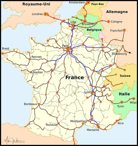 tgv map Archives Paris by Train