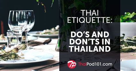 Thai Etiquette