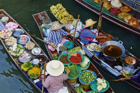 Thai Floating Market Food