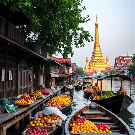 Thailand Temples Markets