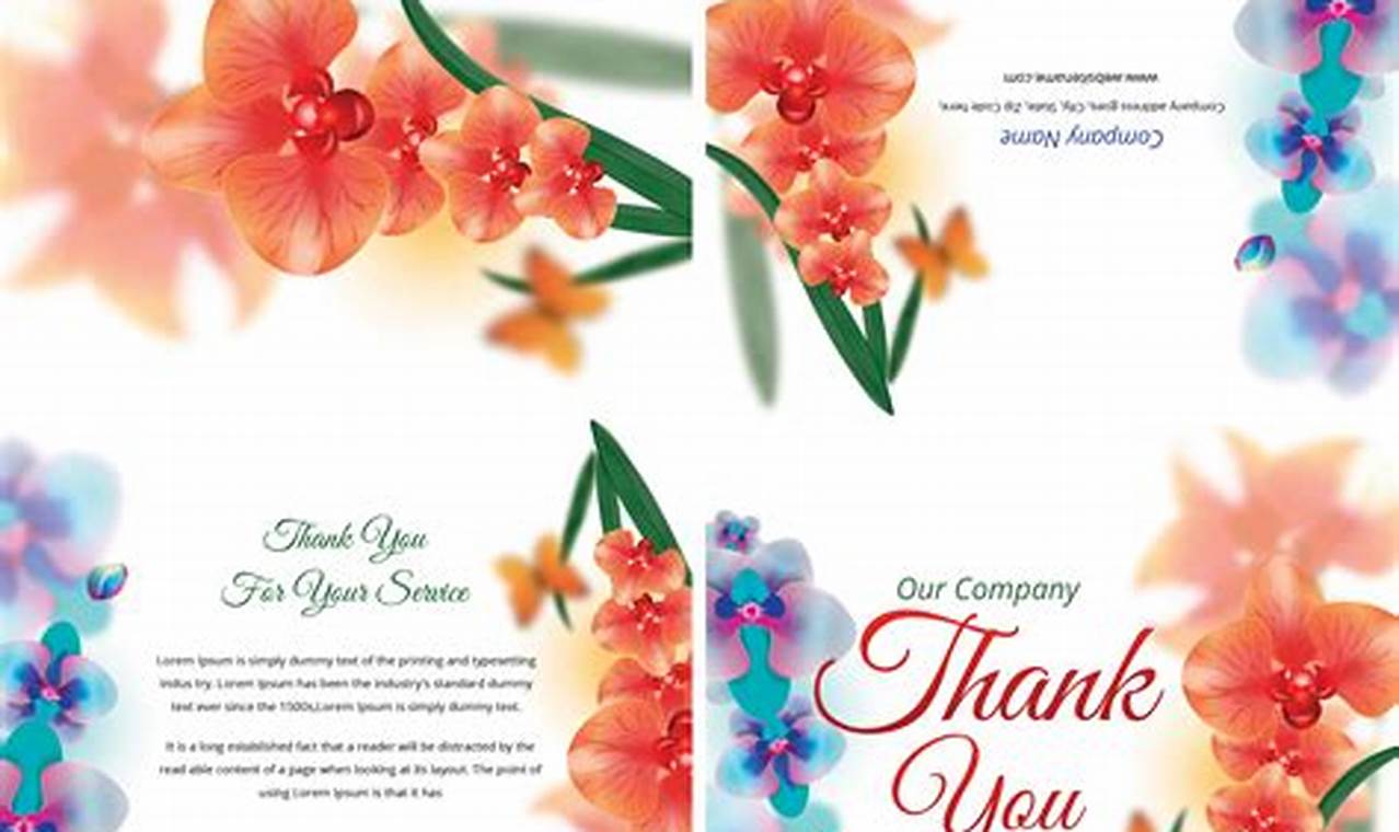 Unleash the Power of Gratitude: Discover the Ultimate Thank You Card Template Guide