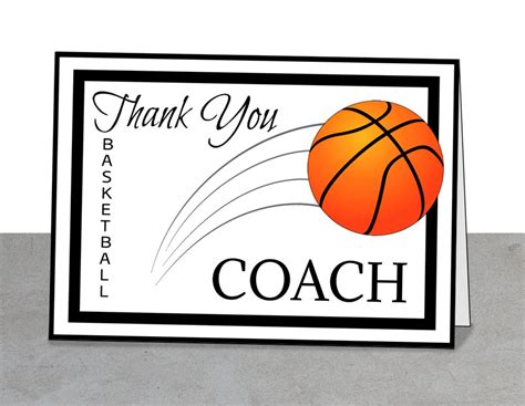 Thank You Coach Card Printable