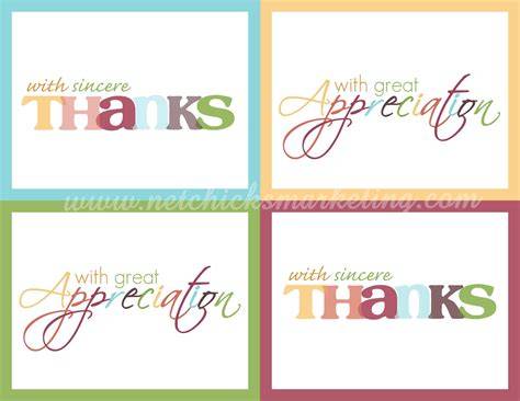 Thank You Card Templates Word