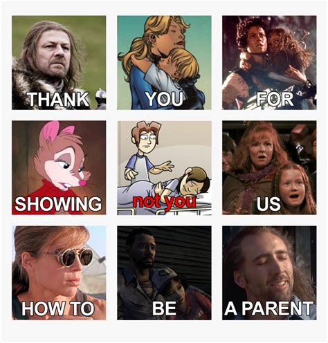 Thank You Not You Meme Template