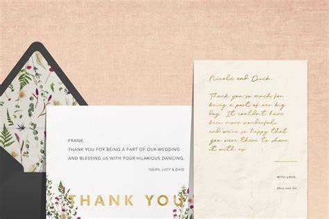 Thank You Notes for Gift Cards