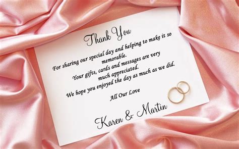Thank You Quotes For Wedding Invitation